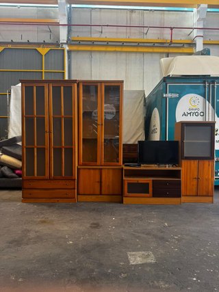 Conjunto Muebles Salón Madera
