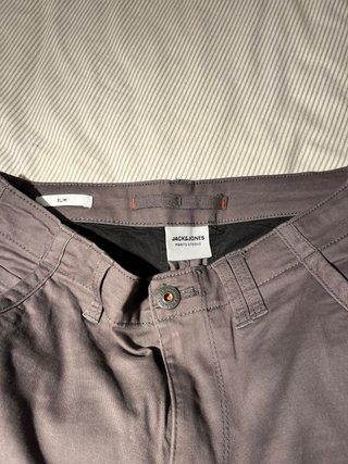 Pantalones Cargo Slim T 32 Marrón