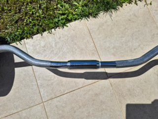 Barra Z con discos hasta 40kg.  Con caja original