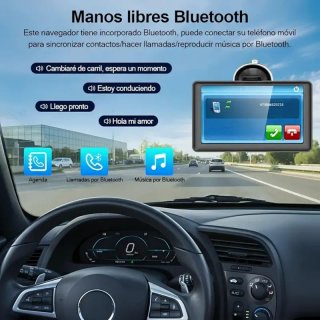 Navegador GPS Bluetooth 7 Camión