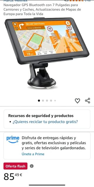 Navegador GPS Bluetooth 7 Camión