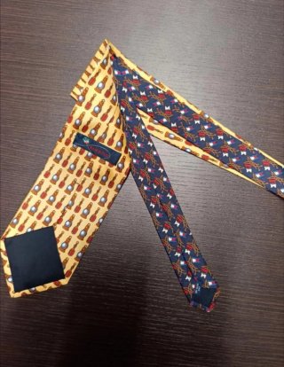 Tris cravatte pura seta Made in Italy