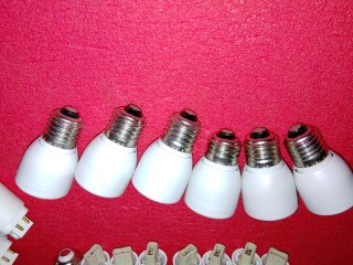 Set 16 Adattatori Lampade E27, G9, G24