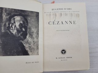 LIBRO EUGENIO D ́ORS - CÉZANNE