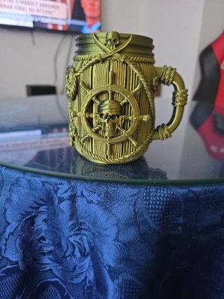 Caneca Pirata Impressão 3D