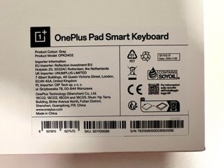 Teclado OnePlus Pad Smart Keyboard Negro