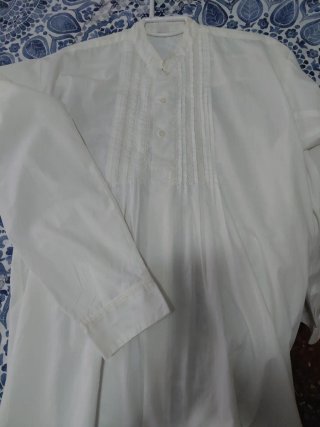Camisa fallero blanco crudo T42 (54)