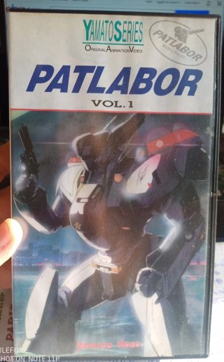 Vhs Patlabor Vol.1-Yamato Series *RARA* 1994