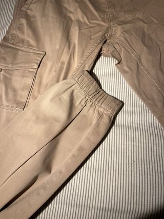 Pantalones Cargo Beige Slim Fit T32