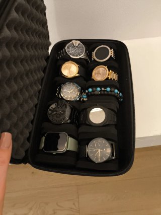 Custodia porta orologi 10 posti