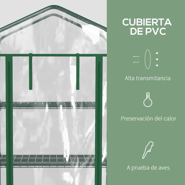 Invernadero Exterior con Ruedas