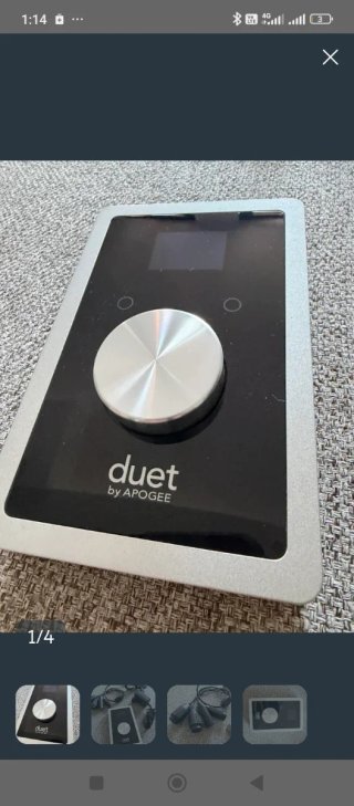 Apogee Duet Interfaz Audio Caja Original