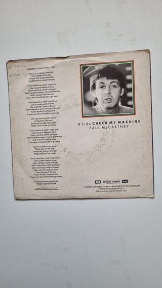 45 Giri Vinile Paul McCartney - Waterfalls