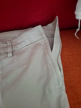 Pantaloni dritti beige H&M