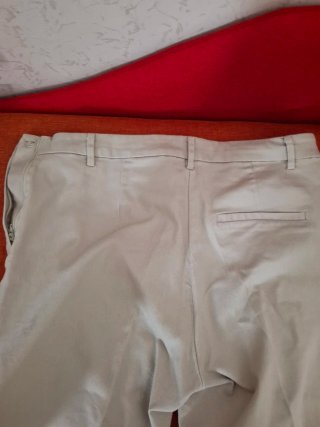 Pantaloni dritti beige H&M