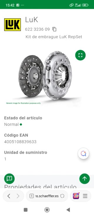 Kit Embrague Opel Astra J
