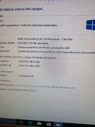 Ordenador 900 GB, WIFi, Windows 10+Office Plus