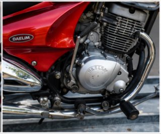 Daelim Daystar 125cc Roja y Blanca