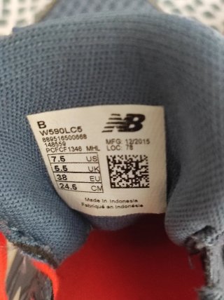 Deportivas New Balance Talla 38 Azul/Naranja