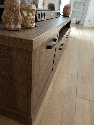 Mueble TV madera marrón