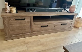 Mueble TV madera marrón