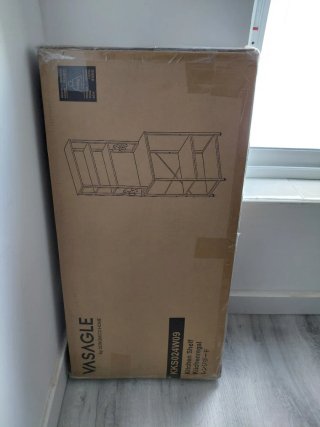 Mueble de Cocina Metálico y Madera