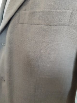 Giacca da uomo grigio chiaro Americana