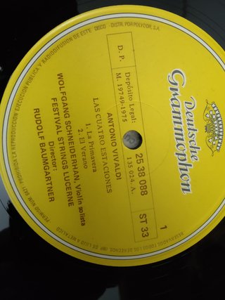 Vinilo Vivaldi Las Cuatro Estaciones DG