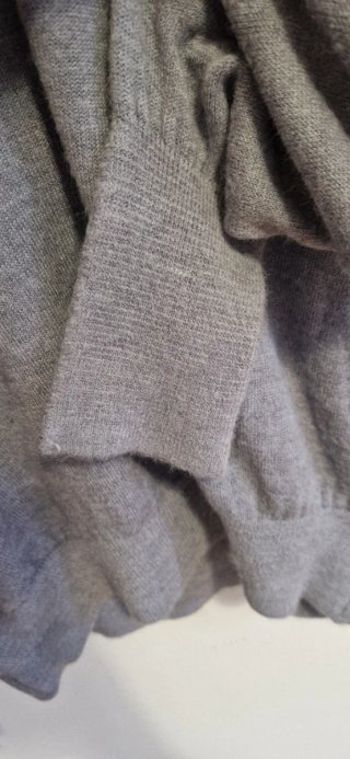 Jersey Christian Dior Gris Cuello Pico Talla M