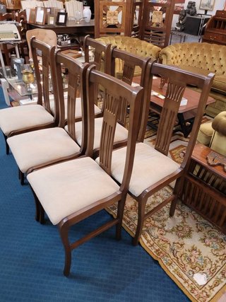 LOTE 6 SILLAS DE COMEDOR