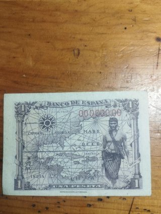 Billete 5 Pesetas Banco de España 1954