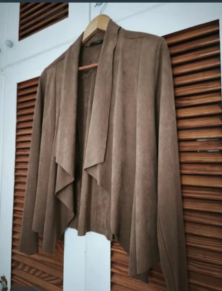 Chaqueta ante marrón Talla S