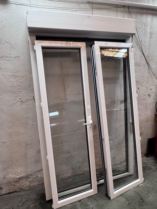 Puerta doble aluminio