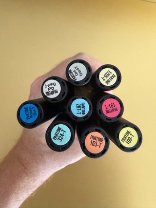 9 Rotuladores Pantone TRIA Letraset usados