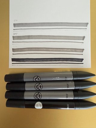 9 Rotuladores Pantone TRIA Letraset usados