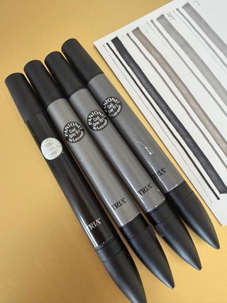 9 Rotuladores Pantone TRIA Letraset usados