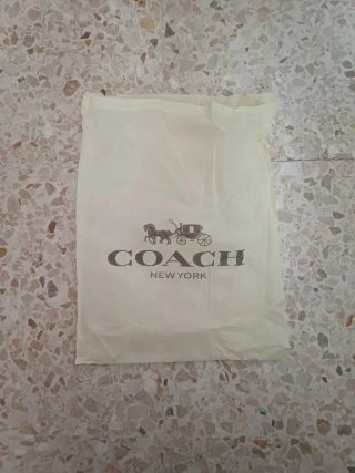 Bolso Coach Blanco Mujer Dorado