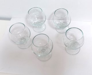 Lote 5 Copas Coñac Clásicas Vintage