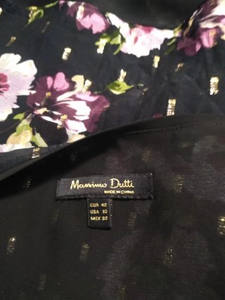 Top Massimo Dutti floral