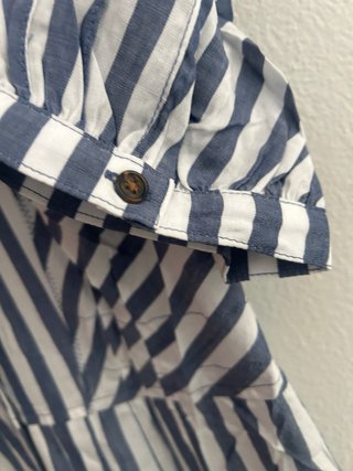 Vestito Only righe blu e bianche