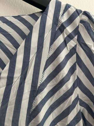 Vestito Only righe blu e bianche