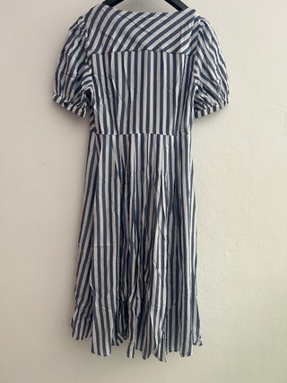 Vestito Only righe blu e bianche