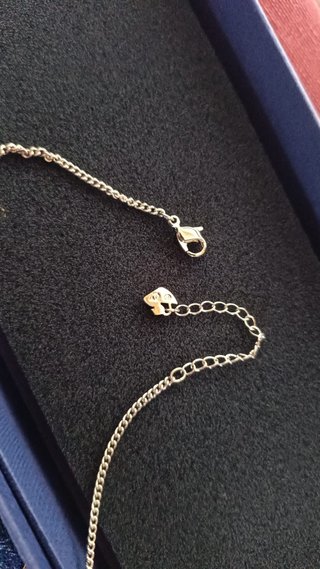Collana Swarovski Blu e Argento