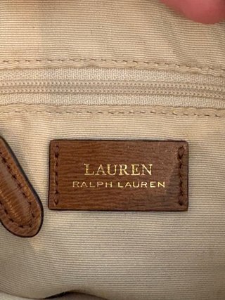Bolso bandolera Ralph Lauren marrón