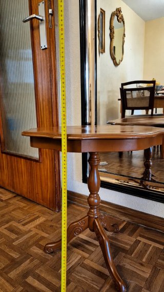 Mesa auxiliar vintage madera maciza