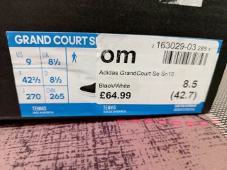 Zapatillas Adidas Piel Negras Rayas Blancas