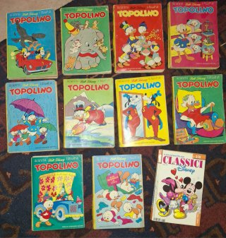 Lotto fumetti Topolino 1972 1973 1974