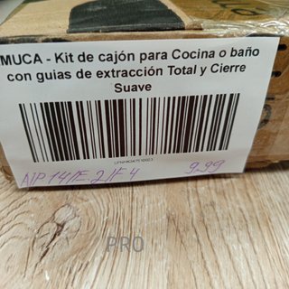 Kit cassetto con guide estraibili - Emuca