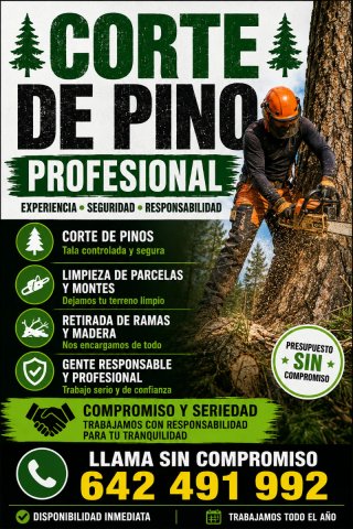 Se cortan toda clase de árboles