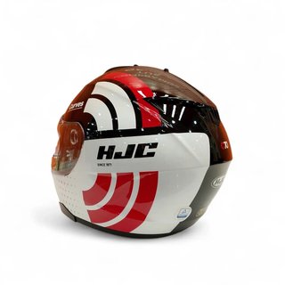 CASCO DE MOTO HJC C70 CURVES BLANCO + FUNDA + CAJA
